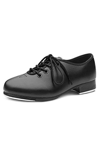 Bloch Damen Student Tap SF3710L PU Top Oxford Style Schnürschuhe Schwarz Erwachsenengrößen, Schwarz , 7.5M von Bloch