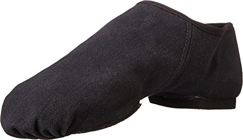 Bloch Dance Damen-Jazzschuh aus Segeltuch mit geteilter Sohle, schwarz, 35.5 EU von Bloch