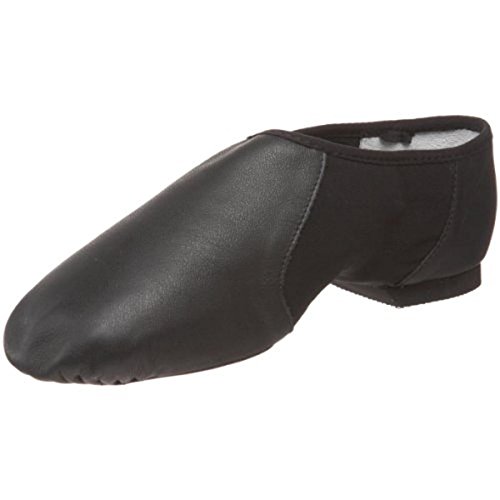 Bloch Dance Damen Neo-Flex Leder und Neopren Slip On Geteilte Sohle Jazz Schuh, schwarz, 40 EU von Bloch