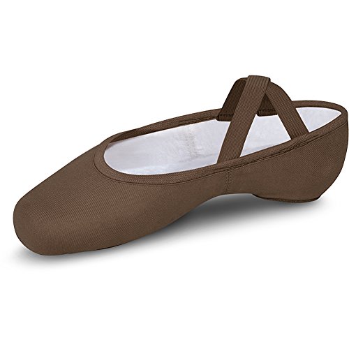 Bloch Dance Damen Performa Stretch Canvas Split Sole Ballettschuh/Slipper, Braun (Cocoa), 38 EU von Bloch