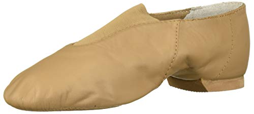 Bloch Dance Damen Super Jazz Leder und Elastic Slip On Jazz Schuh, hautfarben, 37 EU von Bloch