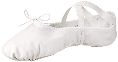 Bloch Dance Prolite II Damen Ballettschuh aus Leder mit geteilter Sohle, wht, 4 Narrow von Bloch