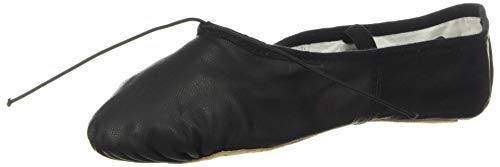 Bloch Dance Women's Dansoft Full Sole Leather Ballet Slipper/Shoe, Black, 7 A US von Bloch