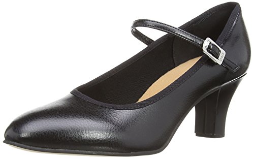 Kickline 2.5 Heel, Damen Jazz & Modern, Schwarz (Black), 3.5 UK von Bloch