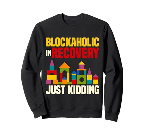 Blockbuilding Brick Toys Block Builder Graphic Kids Sweatshirt Blockbuilding Brick Toys Block Builder Graphic Kids Sweatshirt von Block Building Toy Designs for Brick Builder