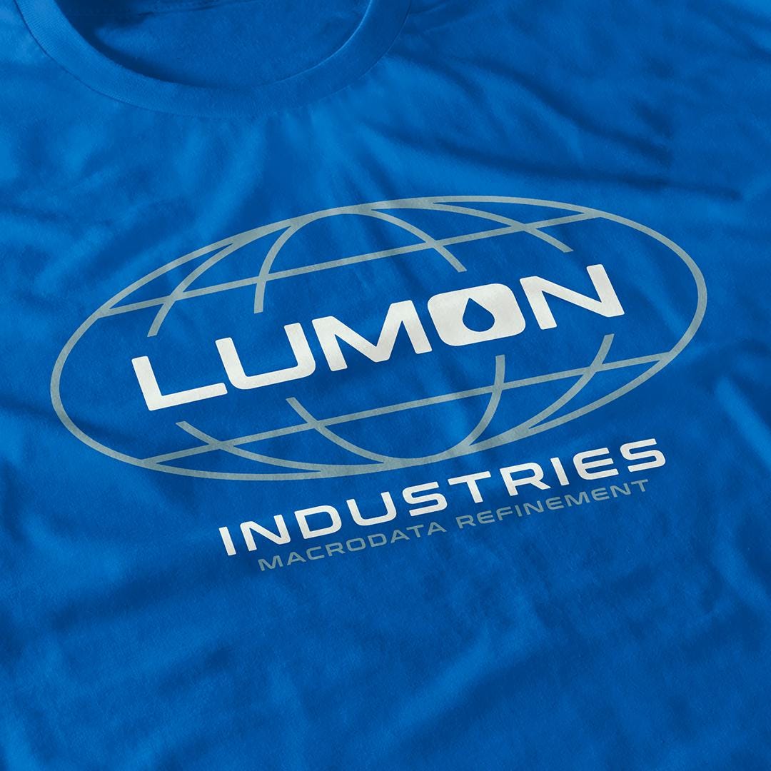 Lumon Industries Makrodaten T-Shirt Severance Tv Show Logo T-Shirt Lumon Industries Makrodaten T-Shirt Severance Tv Show Logo T-Shirt von Blockbustees