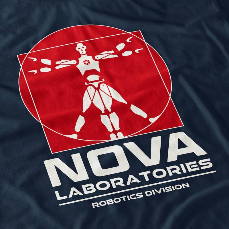 Nova Laboratories T-Shirt 80Er Jahre Sci-Fi Film Inspiriert, Roboter-Abteilung Nova Laboratories T-Shirt 80Er Jahre Sci-Fi Film Inspiriert, Roboter-Abteilung von Blockbustees