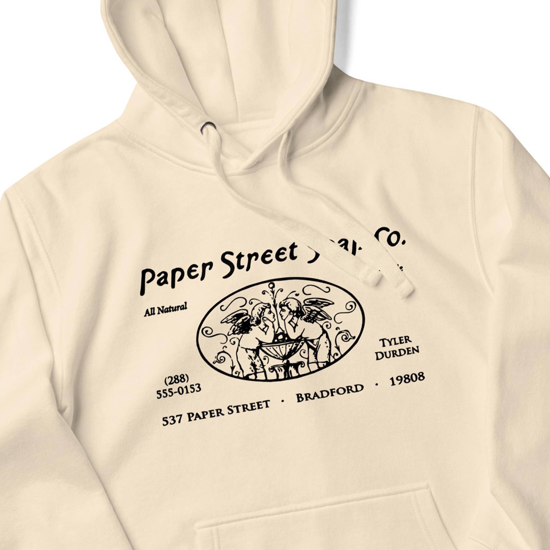 Paper Street Soap Company Hoodie Fighting Club Film Soft Feel Pullover Hoodie von Blockbustees