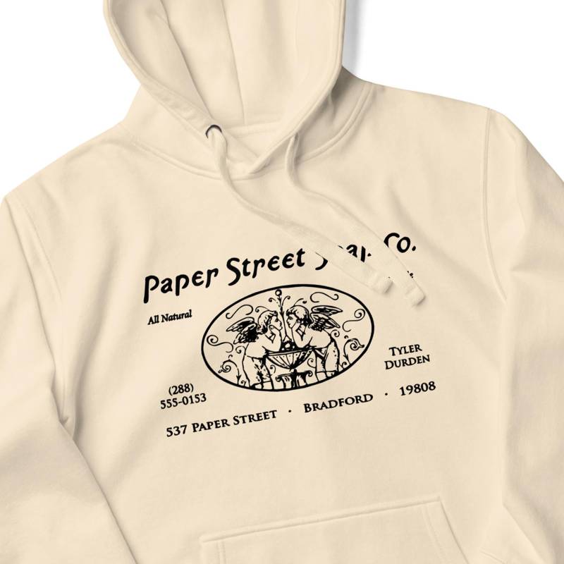 Paper Street Soap Company Hoodie Fighting Club Film Soft Feel Pullover Hoodie von Blockbustees