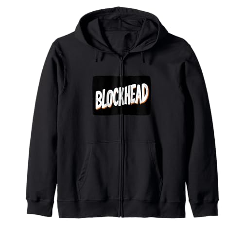 Cooles Blockhead Statement Kostüm für Erwachsene und Kinder Kapuzenjacke Cooles Blockhead Statement Kostüm für Erwachsene und Kinder Kapuzenjacke von Blockhead Outfit