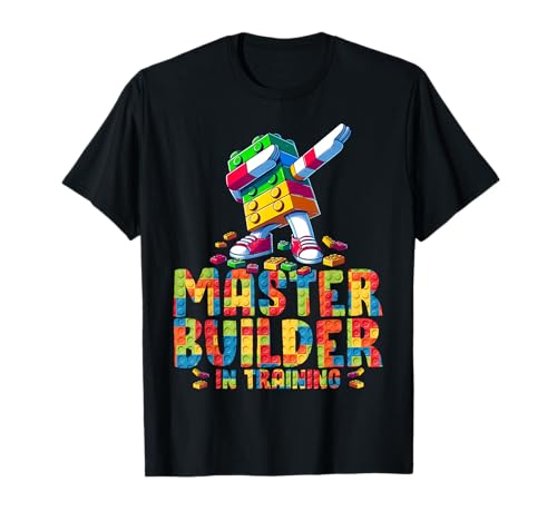 Master Builder In Training Bricks Blocks Kids Boys Funny T-Shirt Master Builder In Training Bricks Blocks Kids Boys Funny T-Shirt von Blocks Master Dabbing Builder Gifts For Kids