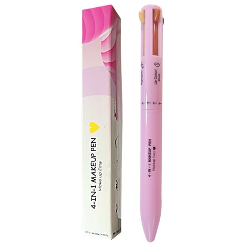 Make-up-Bleistift, 4 in 1 Make-up-Stift Multifunktionaler Make-up-Bleistift von Eyeliner, Lippenstift, Brauenstift, Highlighter, leicht zu Apply ＆ kompaktes Make-up von Blogiiup