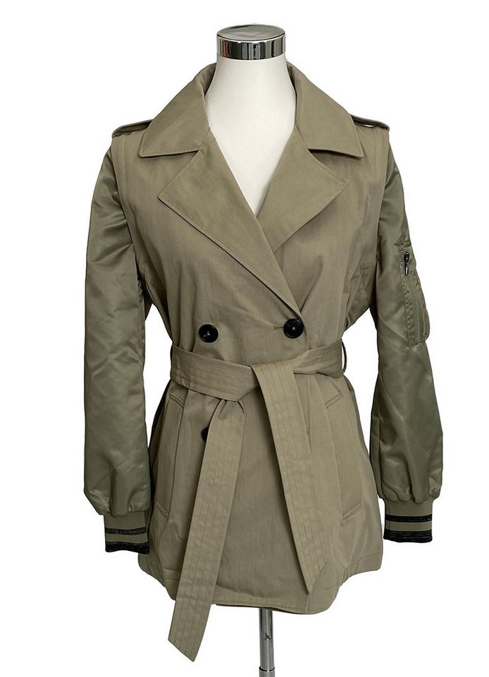 Blonde No.8 Trenchcoat DERBY BO Abnehmbare Ärmel aus schimmerndem Nylon von Blonde No.8