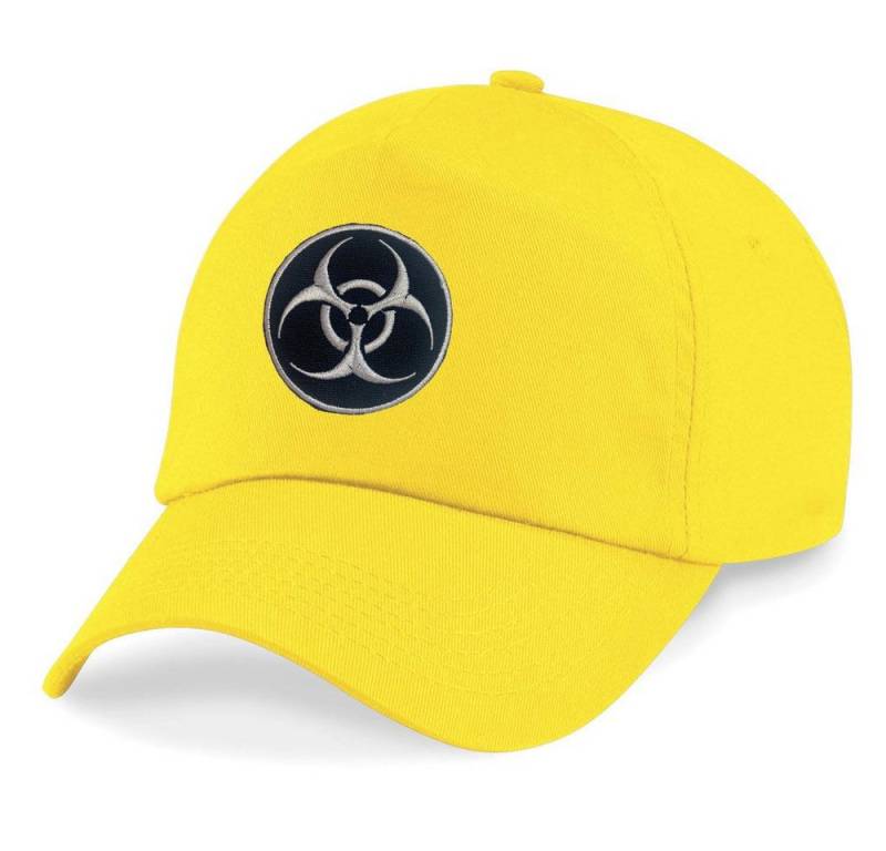 Blondie & Brownie Baseball Cap Kinder Biohazard Gefahrengut Giftig Apokalypse Patch Stick Film Kino One Size von Blondie & Brownie