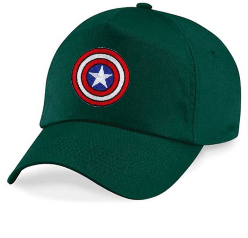 Blondie & Brownie Baseball Cap Kinder Captain America Patch Stick Avenger Marvel von Blondie & Brownie