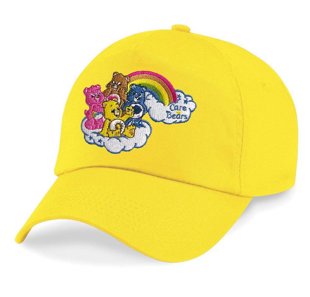 Blondie & Brownie Baseball Cap Kinder Glücksbärchis Care Bears Patch Stick Hab Dich Lieb one Size von Blondie & Brownie