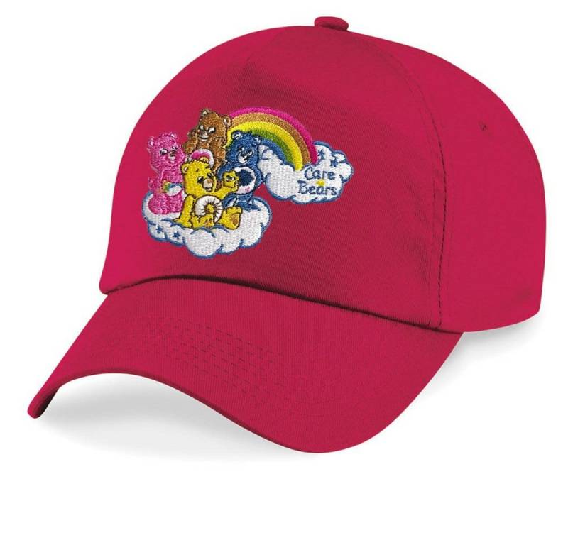 Blondie & Brownie Baseball Cap Kinder Glücksbärchis Care Bears Patch Stick Hab Dich Lieb one Size von Blondie & Brownie