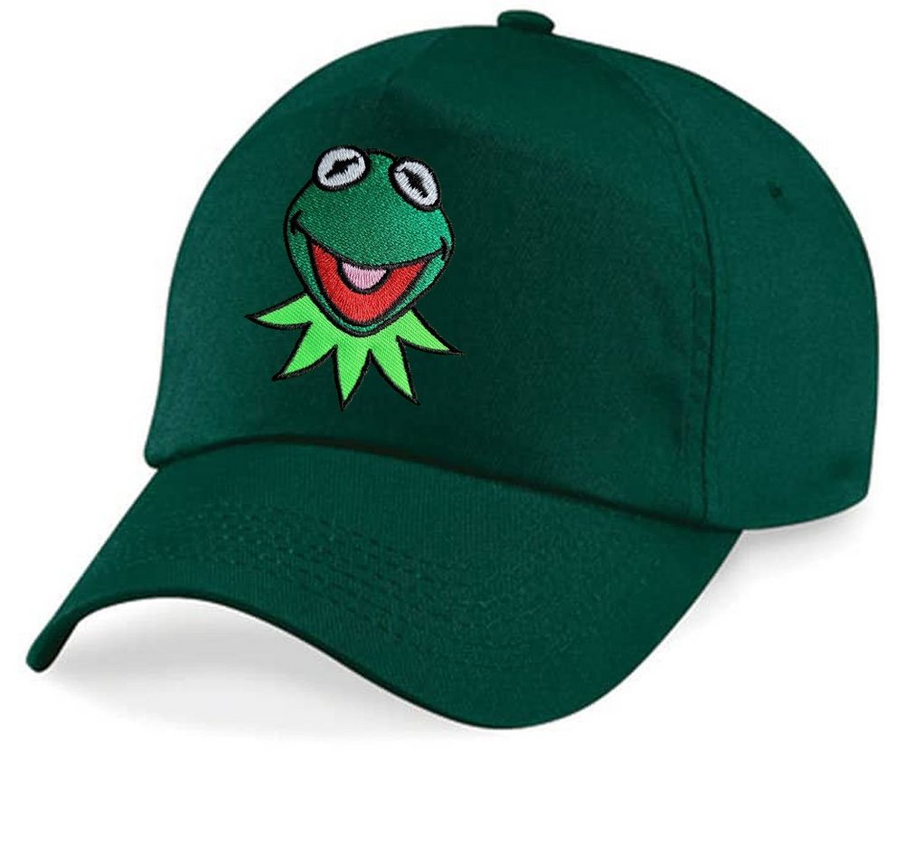 Blondie & Brownie Baseball Cap Kinder Kermit Frosch Muppet Frog Stick Patch Comic Tv One Size von Blondie & Brownie