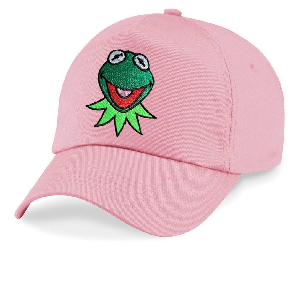 Blondie & Brownie Baseball Cap Kinder Kermit Frosch Muppet Frog Stick Patch Comic Tv One Size von Blondie & Brownie