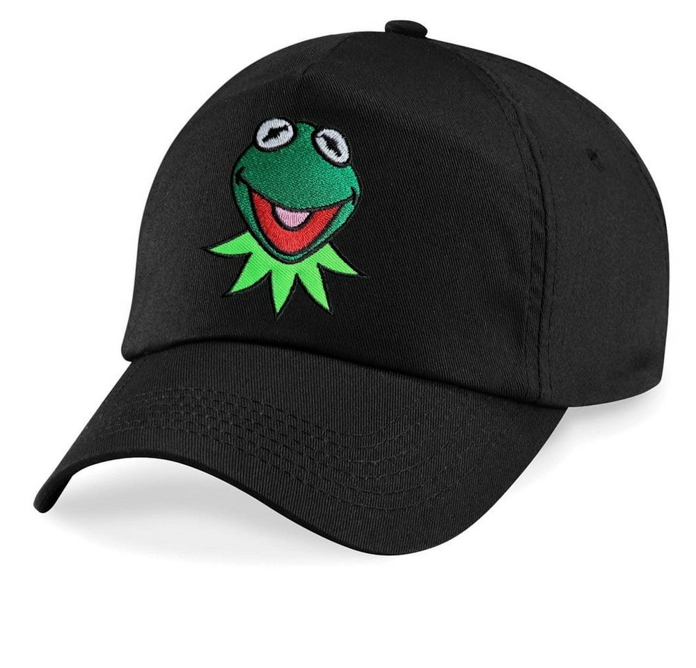 Blondie & Brownie Baseball Cap Kinder Kermit Frosch Muppet Frog Stick Patch Comic Tv One Size von Blondie & Brownie