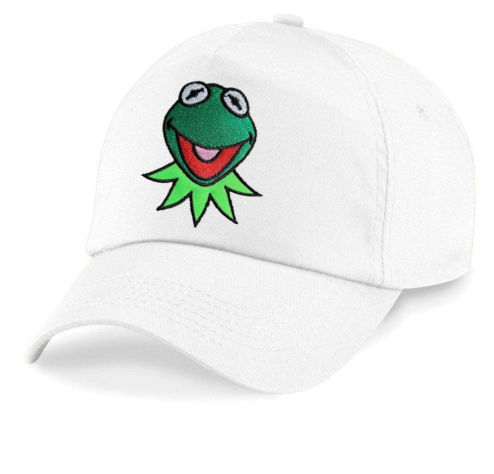 Blondie & Brownie Baseball Cap Kinder Kermit Frosch Muppet Frog Stick Patch Comic Tv One Size von Blondie & Brownie