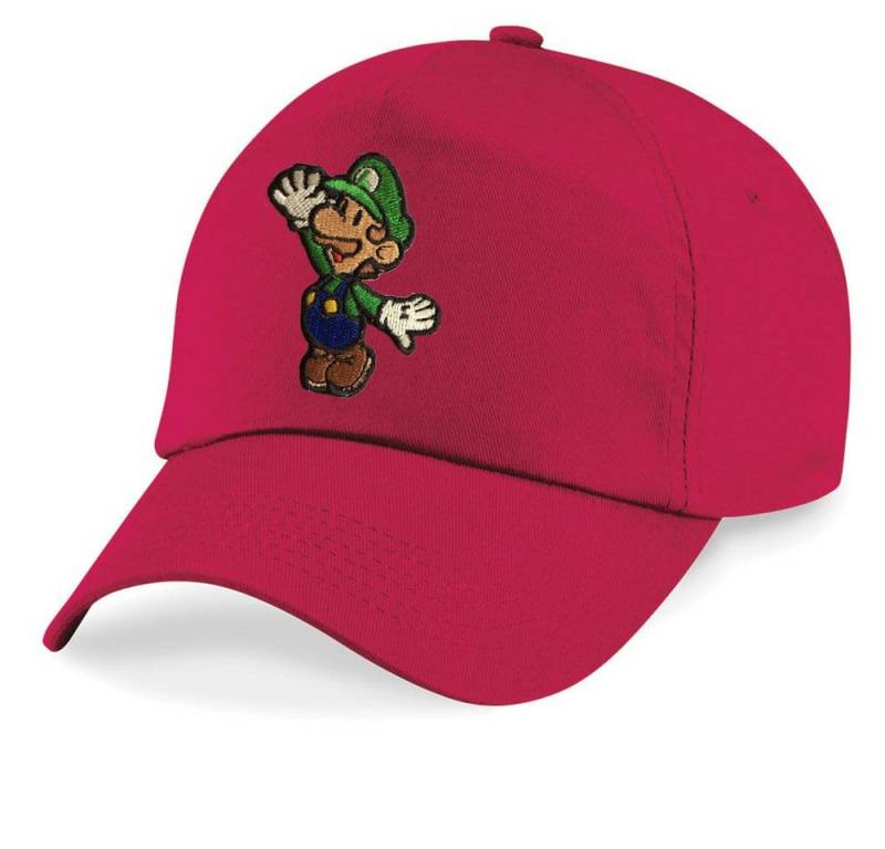 Blondie & Brownie Baseball Cap Kinder Luigi Stick Patch Klempner Super Retro Konsole One Size von Blondie & Brownie