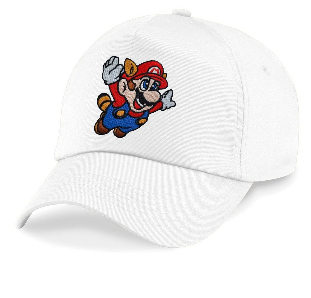 Blondie & Brownie Baseball Cap Kinder Mario Fligh Stick Patch Luigi Peach Super Retro Konsole von Blondie & Brownie