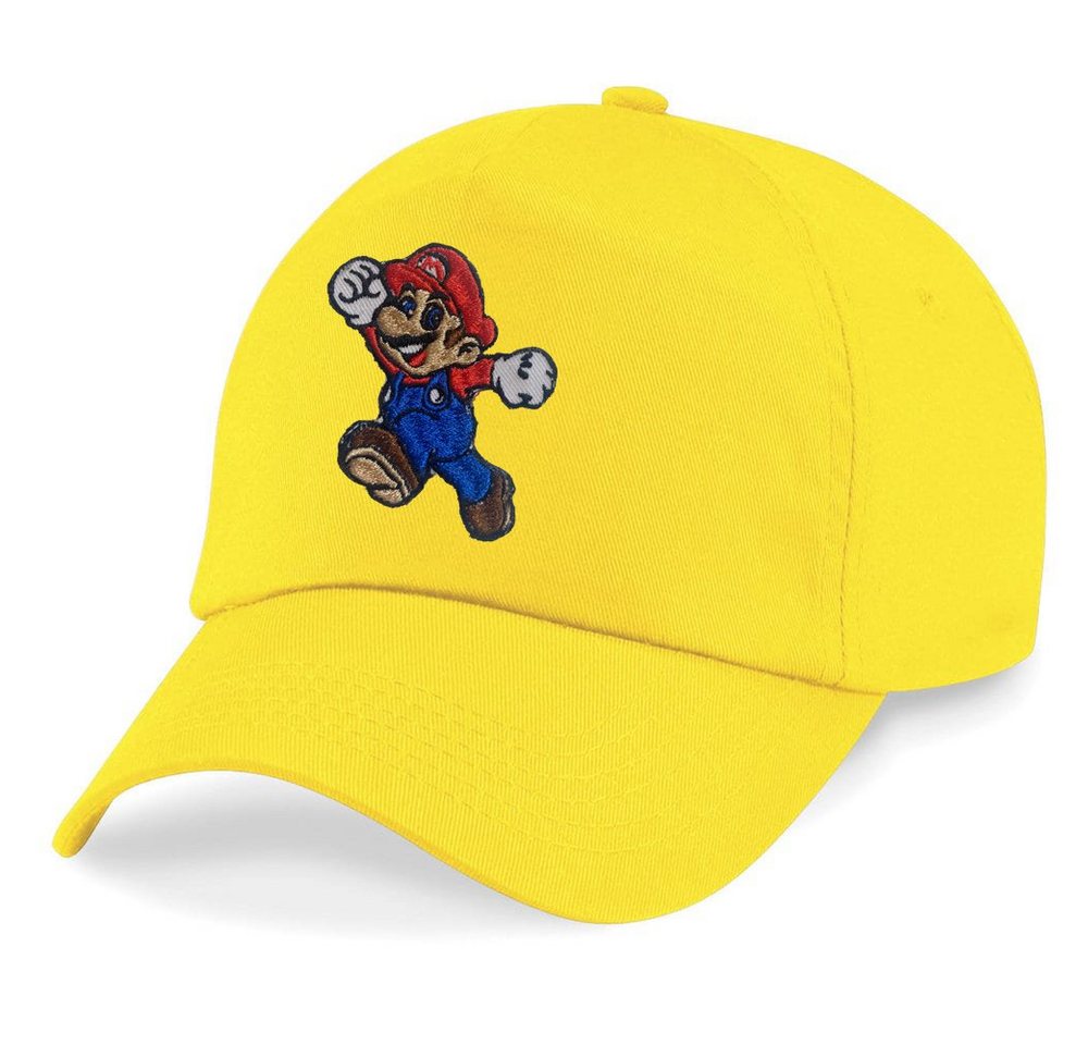 Blondie & Brownie Baseball Cap Kinder Mario Stick Patch Luigi Klempner Super Retro One Size von Blondie & Brownie