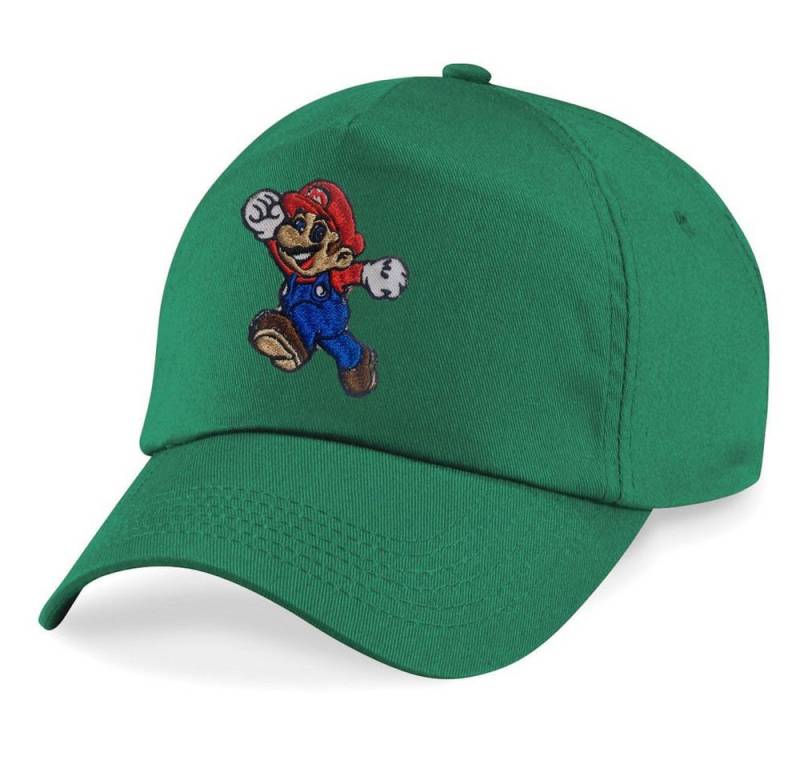 Blondie & Brownie Baseball Cap Kinder Mario Stick Patch Luigi Klempner Super Retro One Size von Blondie & Brownie