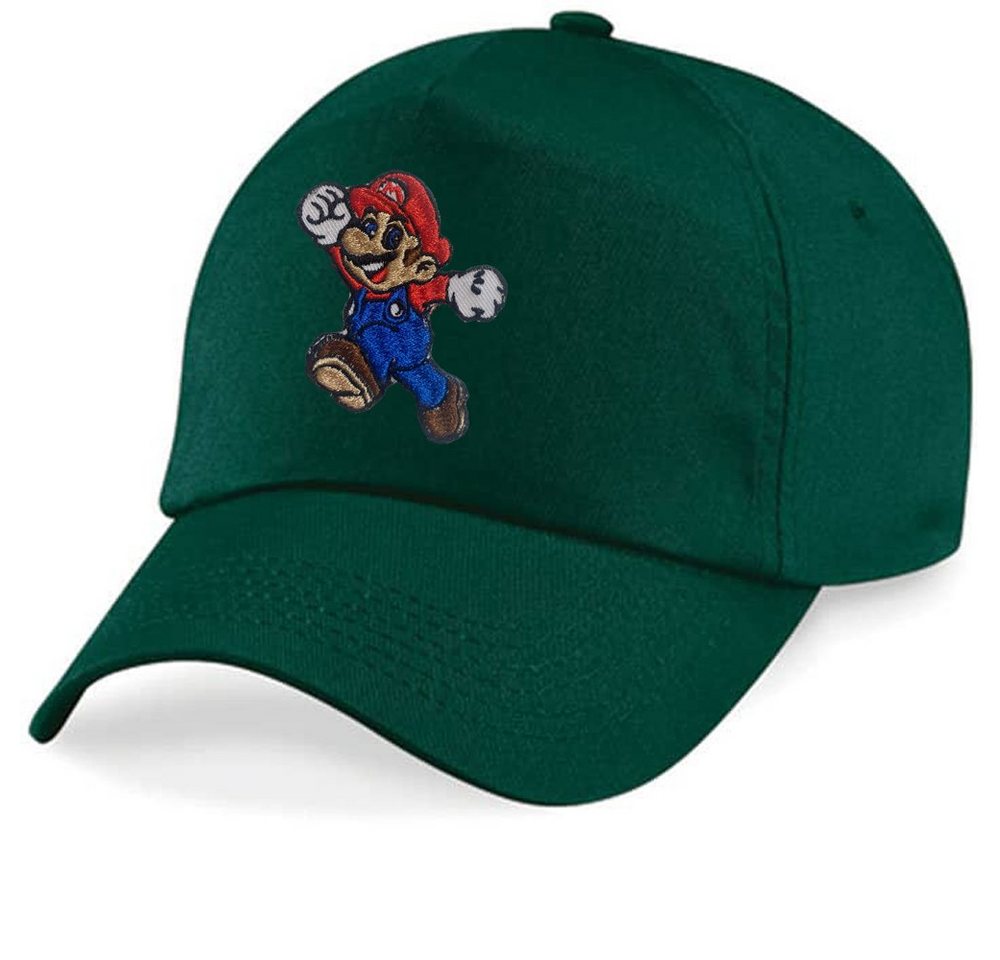 Blondie & Brownie Baseball Cap Kinder Mario Stick Patch Luigi Klempner Super Retro One Size von Blondie & Brownie