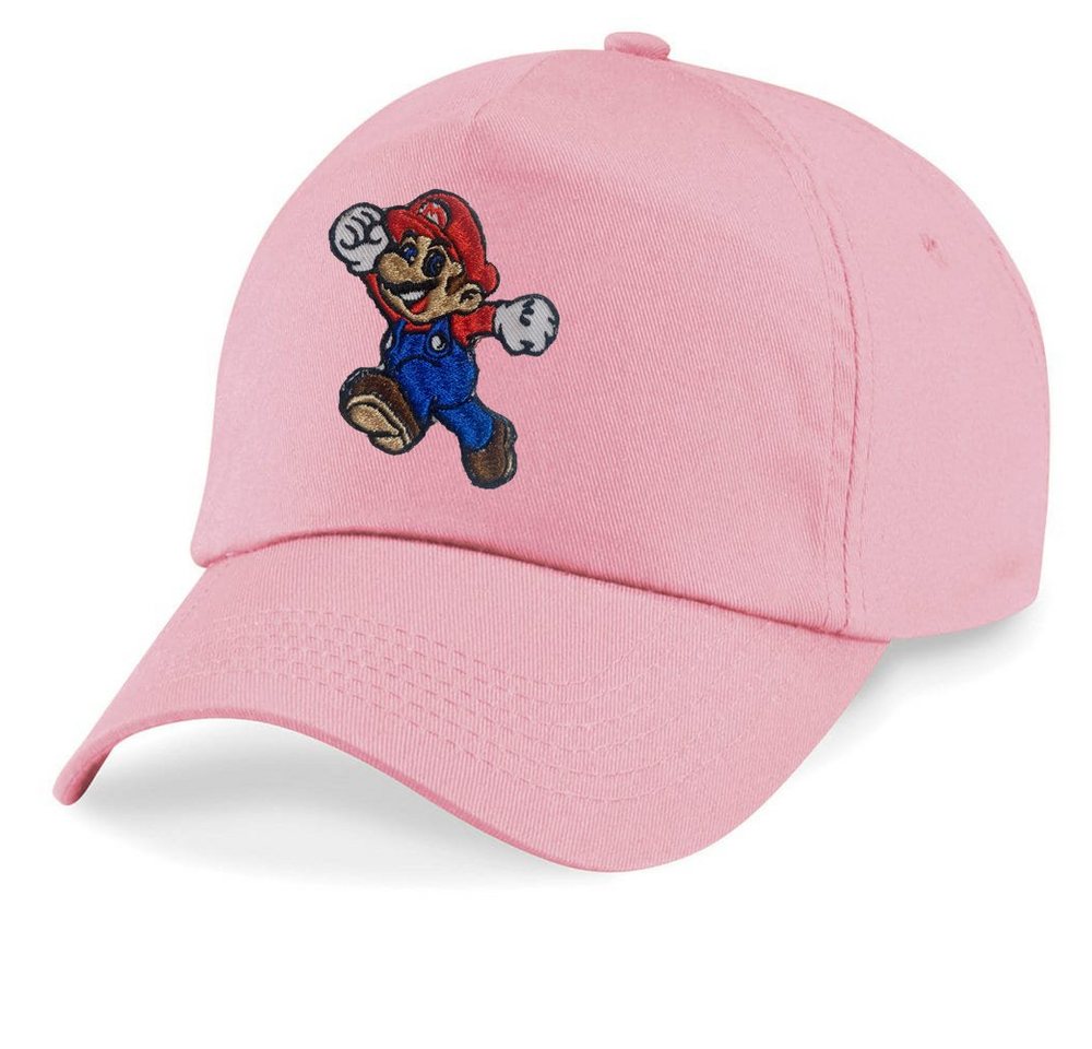 Blondie & Brownie Baseball Cap Kinder Mario Stick Patch Luigi Klempner Super Retro One Size von Blondie & Brownie