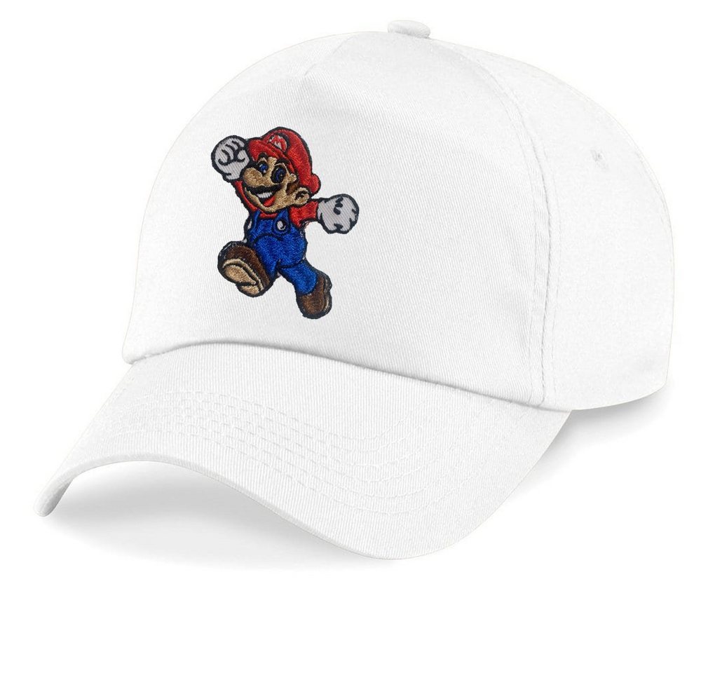 Blondie & Brownie Baseball Cap Kinder Mario Stick Patch Luigi Klempner Super Retro One Size von Blondie & Brownie