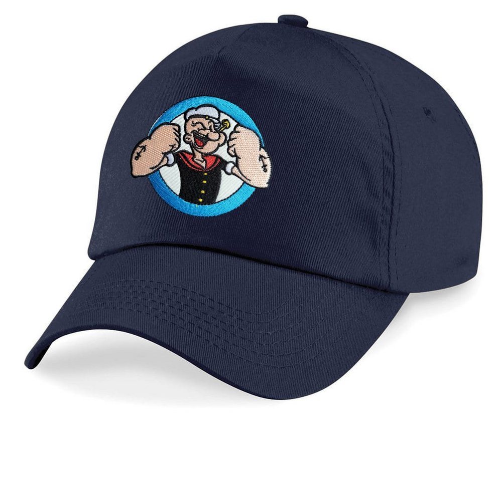 Blondie & Brownie Baseball Cap Kinder Popeye Arm Stick Patch Spinat Stark Fitnes Gym One Size von Blondie & Brownie