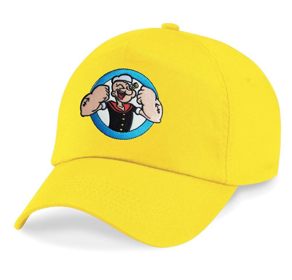 Blondie & Brownie Baseball Cap Kinder Popeye Arm Stick Patch Spinat Stark Fitnes Gym One Size von Blondie & Brownie