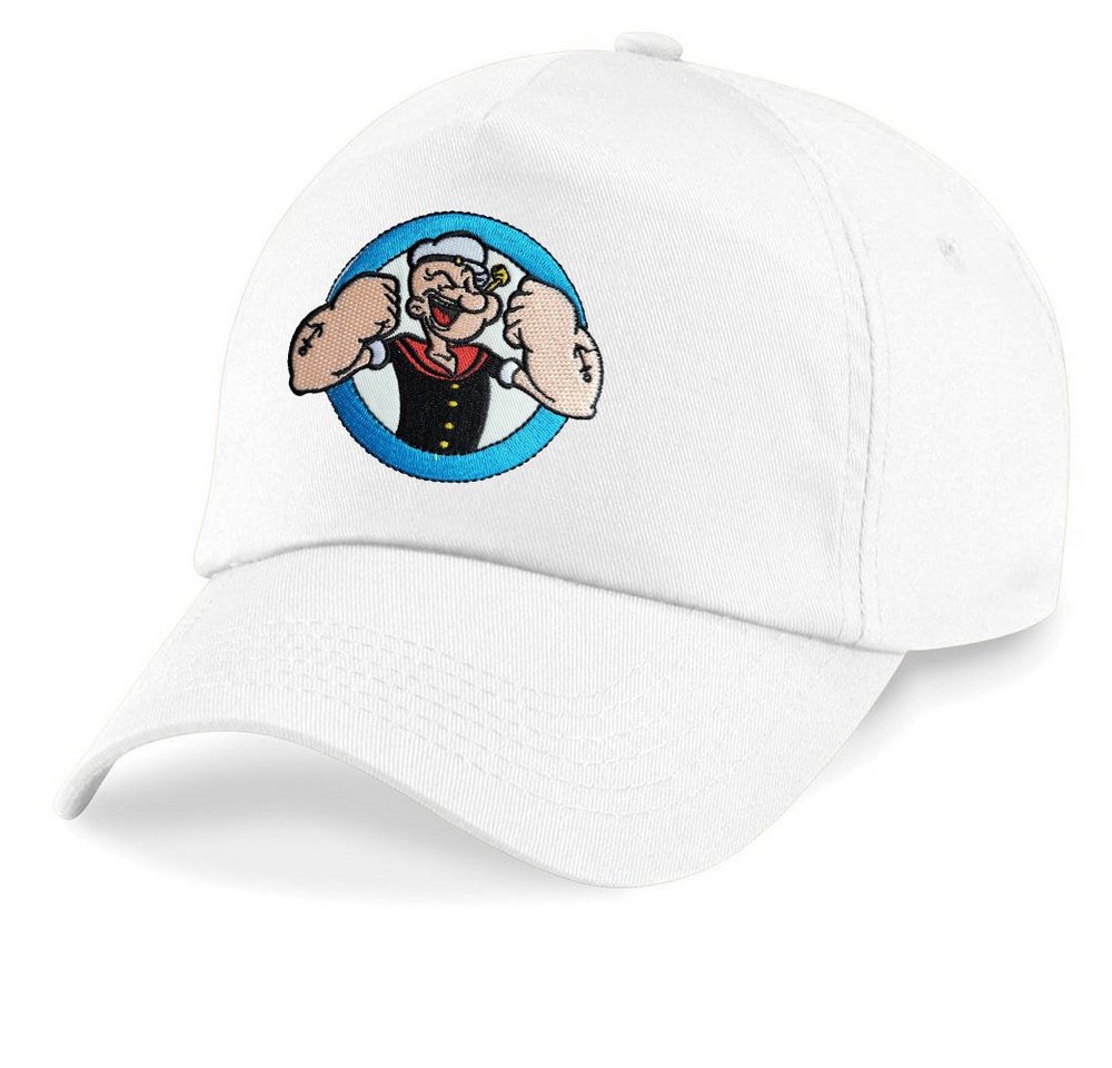 Blondie & Brownie Baseball Cap Kinder Popeye Arm Stick Patch Spinat Stark Fitnes Gym One Size von Blondie & Brownie