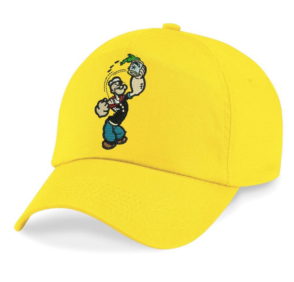 Blondie & Brownie Baseball Cap Kinder Popeye Stick Patch Spinat Stark Fitnes Gym One Size von Blondie & Brownie