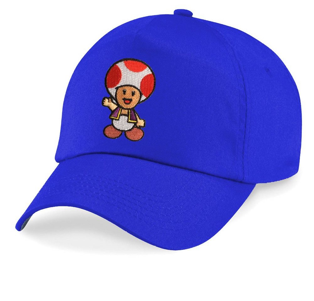 Blondie & Brownie Baseball Cap Kinder Toad Stick Patch Mario Toad Super Retro Konsole One Size von Blondie & Brownie