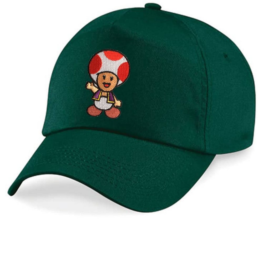 Blondie & Brownie Baseball Cap Kinder Toad Stick Patch Mario Toad Super Retro Konsole One Size von Blondie & Brownie