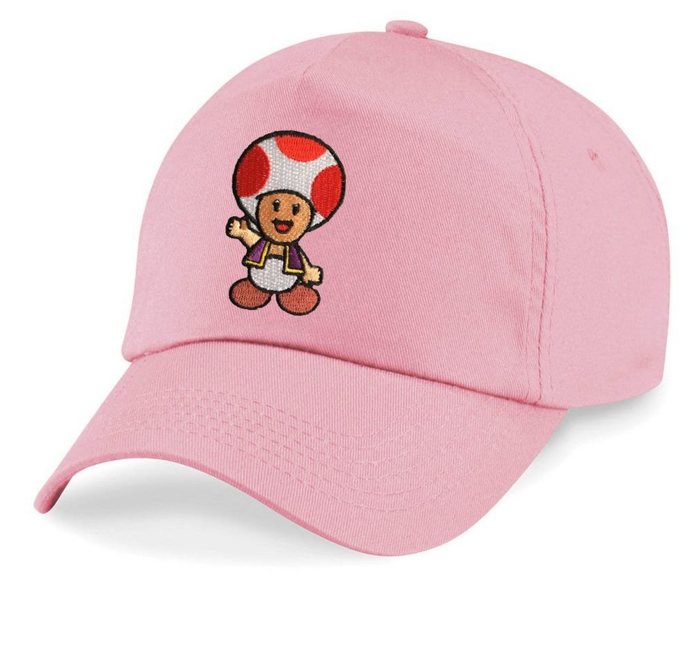 Blondie & Brownie Baseball Cap Kinder Toad Stick Patch Mario Toad Super Retro Konsole One Size von Blondie & Brownie