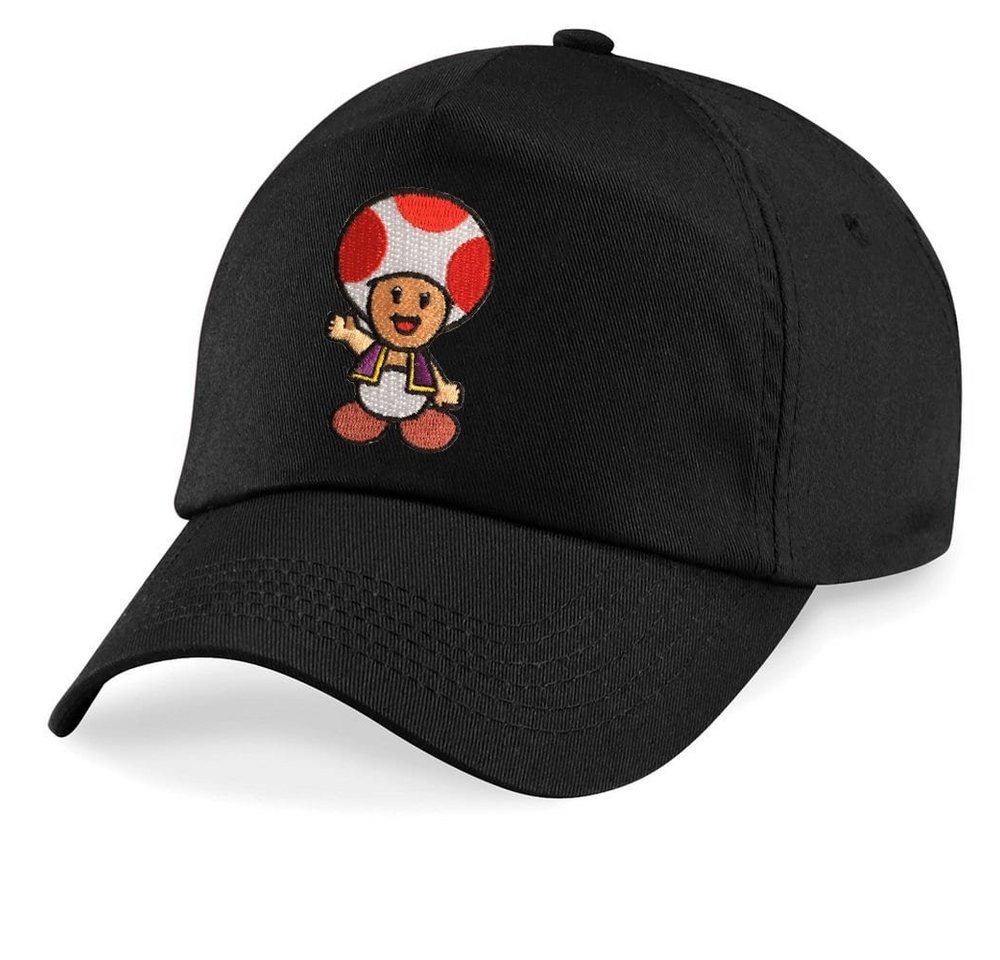 Blondie & Brownie Baseball Cap Kinder Toad Stick Patch Mario Toad Super Retro Konsole One Size von Blondie & Brownie