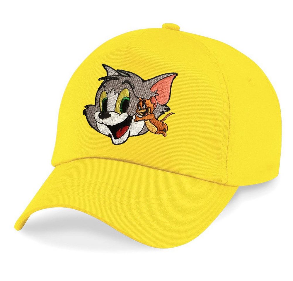 Blondie & Brownie Baseball Cap Kinder Tom Jerry Stick Patch Katze Maus Cartoon One Size von Blondie & Brownie