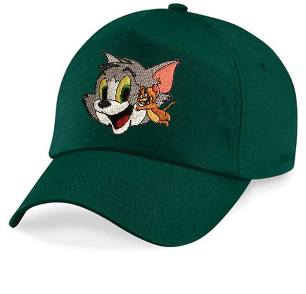 Blondie & Brownie Baseball Cap Kinder Tom Jerry Stick Patch Katze Maus Cartoon One Size von Blondie & Brownie