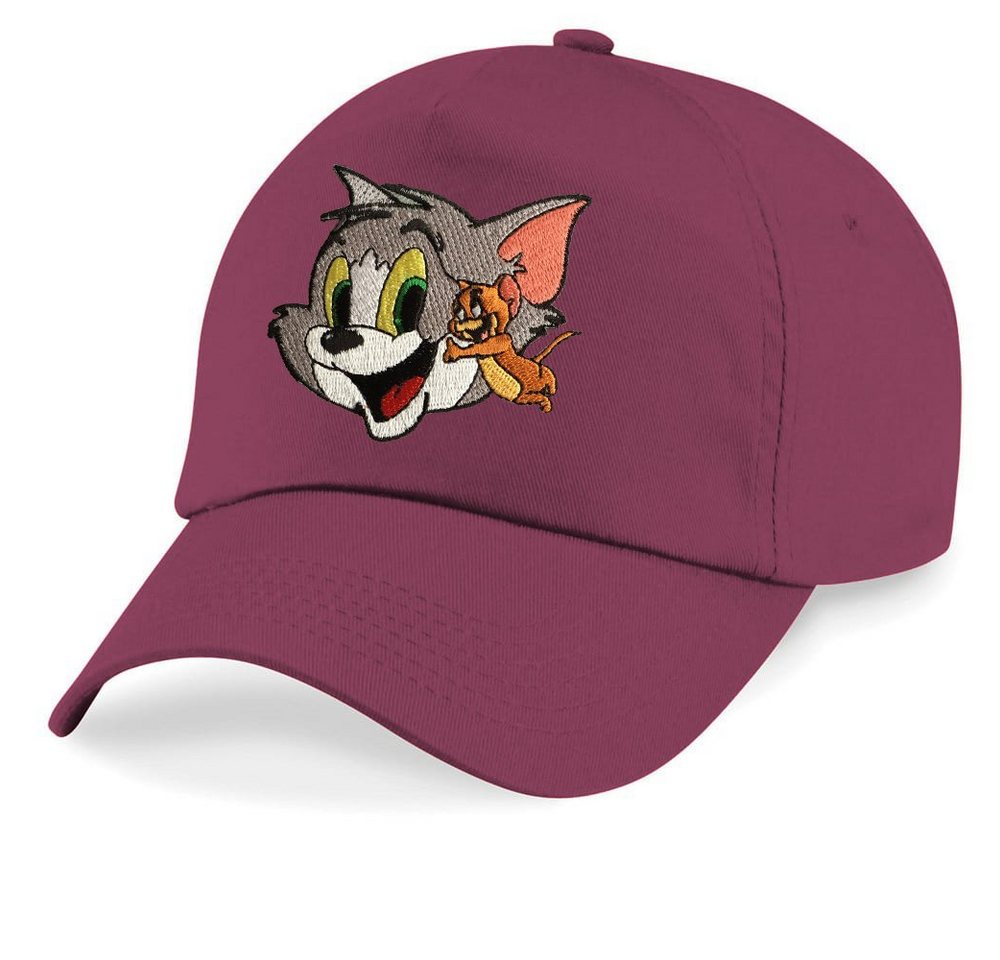 Blondie & Brownie Baseball Cap Kinder Tom Jerry Stick Patch Katze Maus Cartoon One Size von Blondie & Brownie