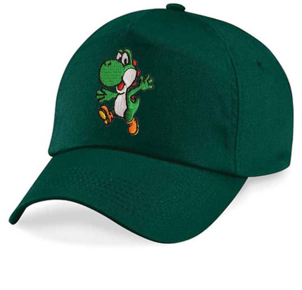 Blondie & Brownie Baseball Cap Kinder Yoshi Stick Patch Mario Luigi Super Retro Konsole One Size von Blondie & Brownie