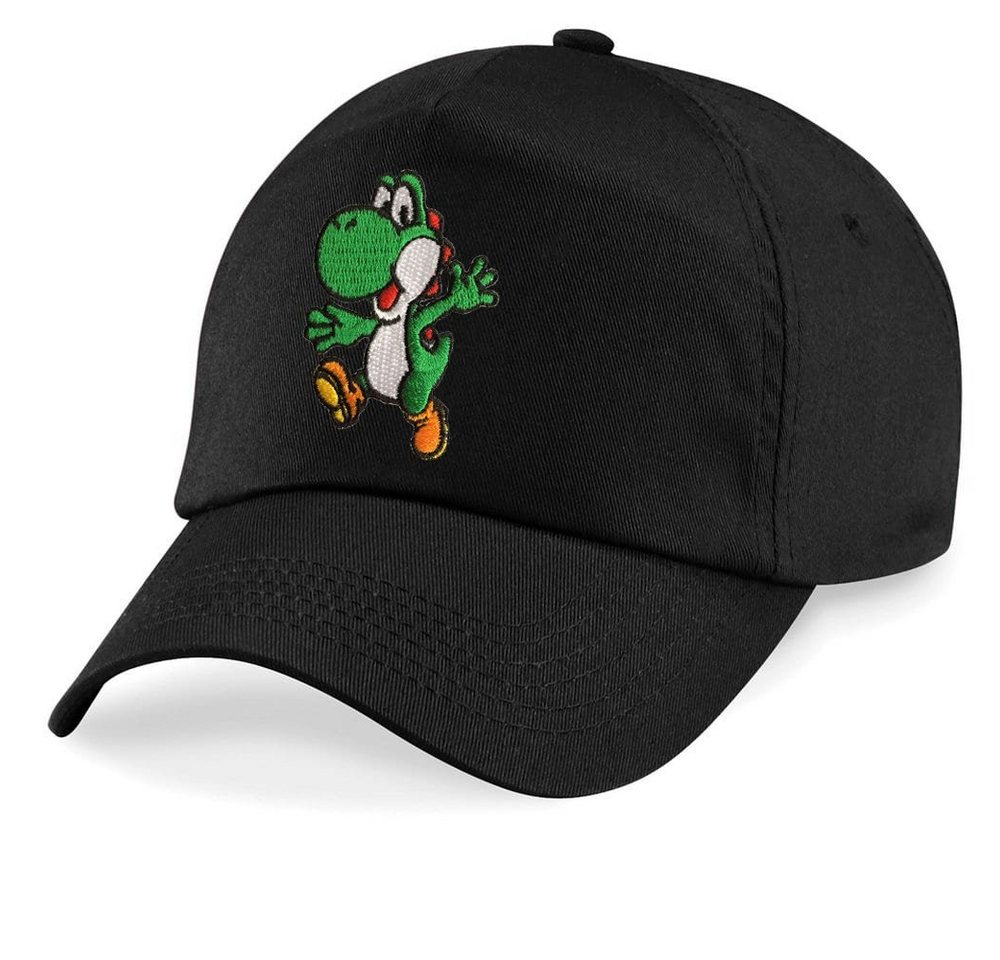 Blondie & Brownie Baseball Cap Kinder Yoshi Stick Patch Mario Luigi Super Retro Konsole One Size von Blondie & Brownie