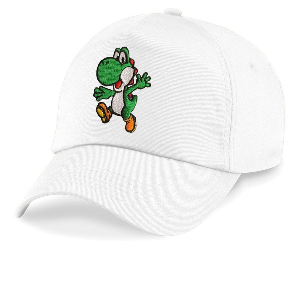 Blondie & Brownie Baseball Cap Kinder Yoshi Stick Patch Mario Luigi Super Retro Konsole One Size von Blondie & Brownie