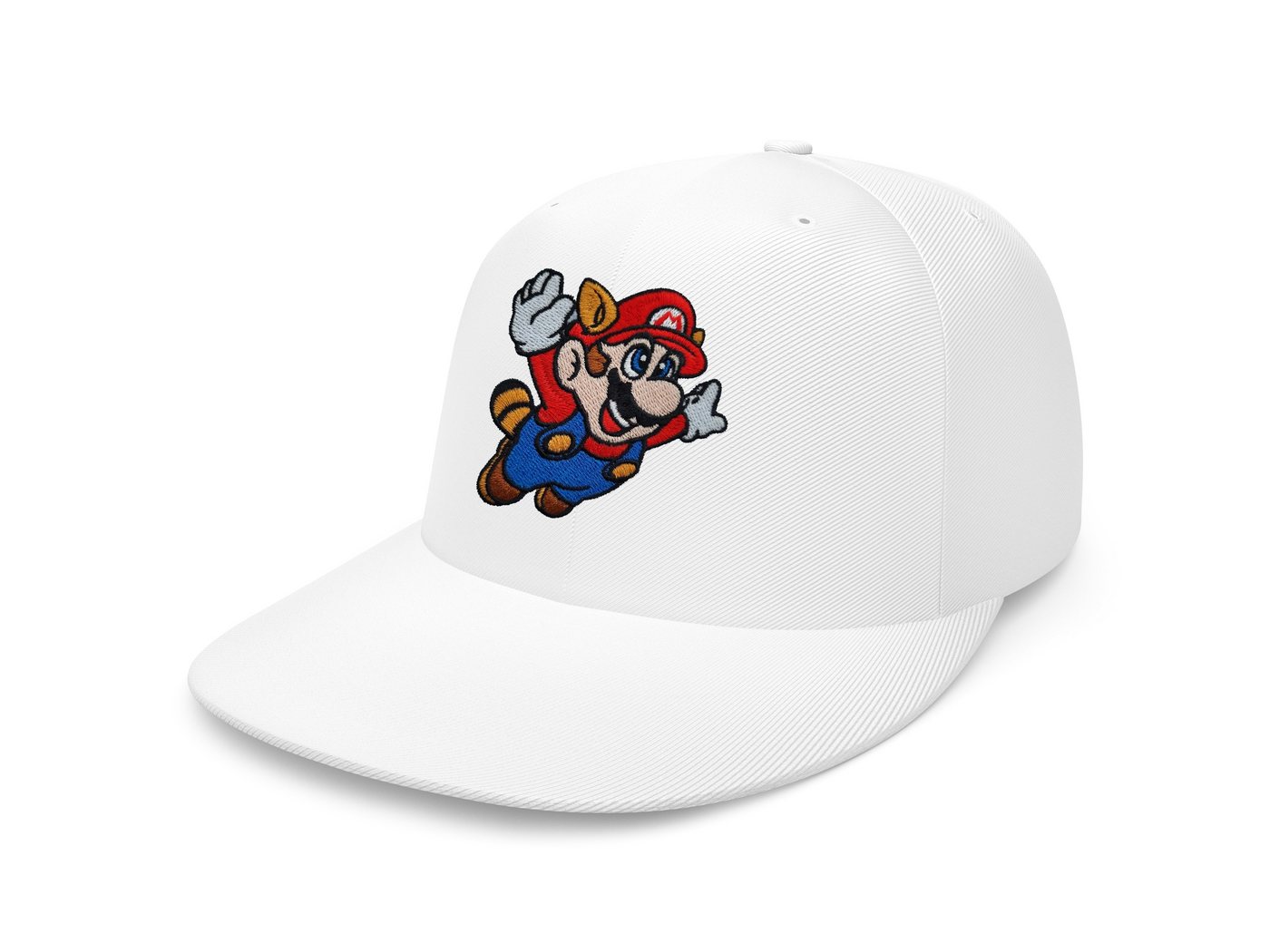 Blondie & Brownie Baseball Cap Unisex Erwachsene Mario Fligh Stick Patch Luigi Super Retro Konsole Snapback von Blondie & Brownie