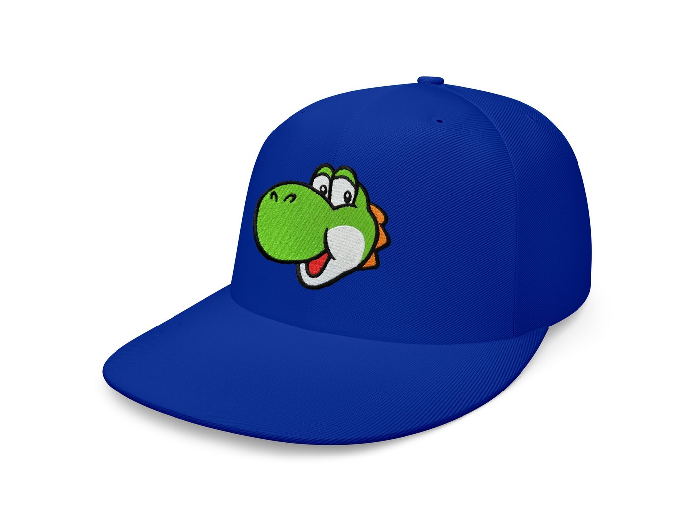 Blondie & Brownie Baseball Cap Unisex Erwachsene Yoshi Face Stick Patch Mario Luigi Retro Konsole Snapback von Blondie & Brownie