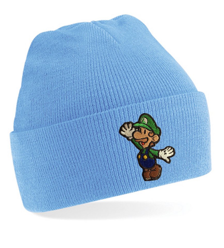 Blondie & Brownie Beanie Luigi – Stylische Mütze für Mario-Fans, Grünes Design Blondie & Brownie Beanie Luigi – Stylische Mütze für Mario-Fans, Grünes Design von Blondie & Brownie