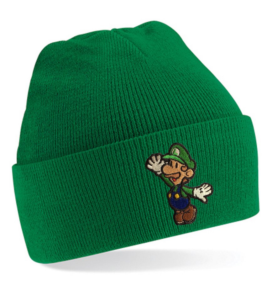 Blondie & Brownie Beanie Luigi – Stylische Mütze für Mario-Fans, Grünes Design Blondie & Brownie Beanie Luigi – Stylische Mütze für Mario-Fans, Grünes Design von Blondie & Brownie